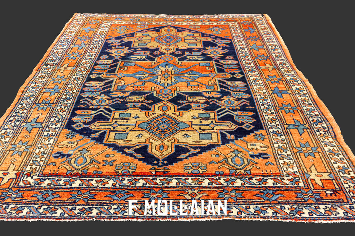 Heriz Rug Dark Blue Field Garaje n°:257549 n°:257549